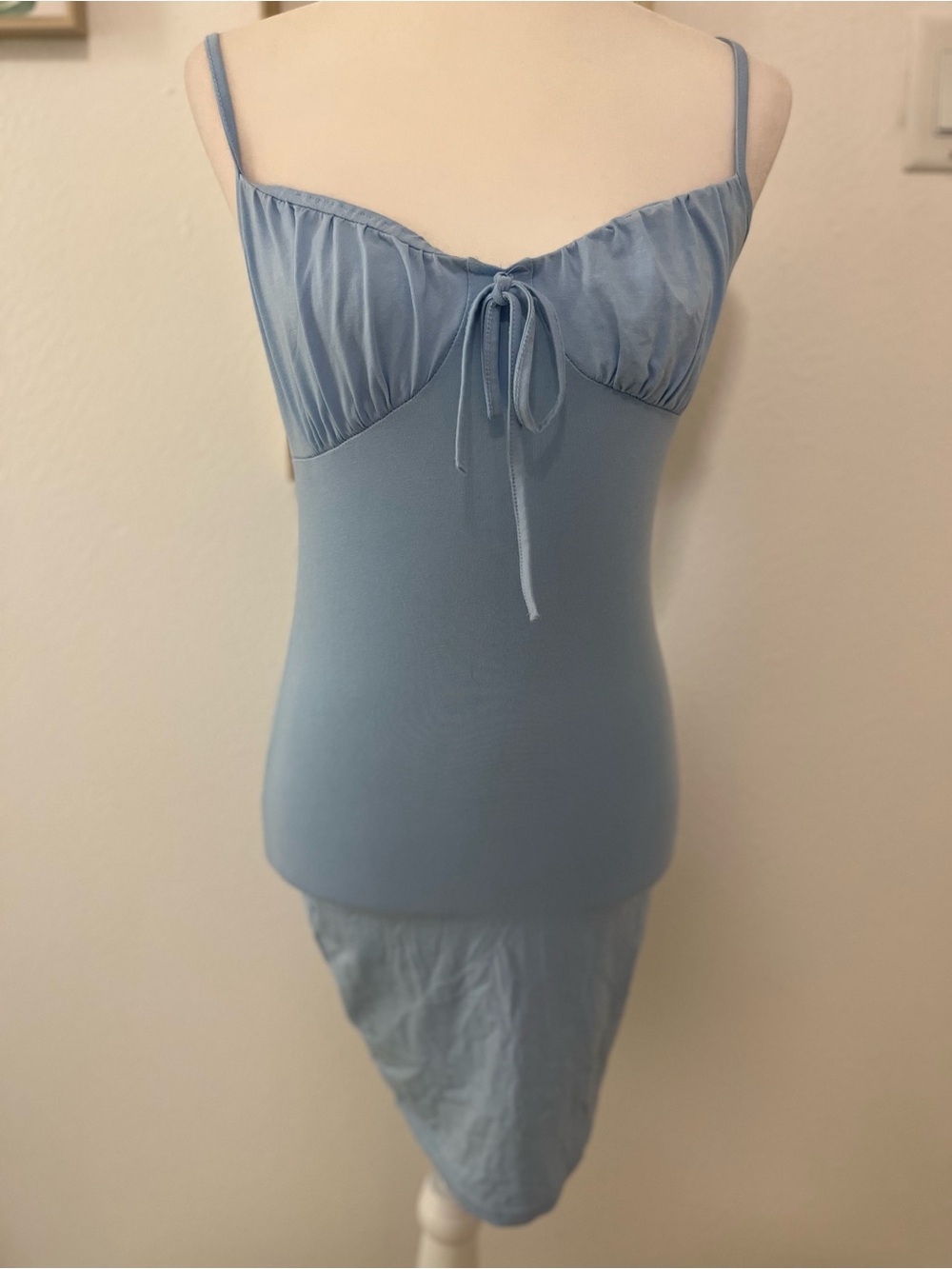 Women’s Light Blue Summer Casual Beach Vacation Holiday Dress